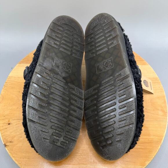 Dr Marten Jorge II Mens Size 14 Faux‎ Fur Lined Deluxe Borg Slingback Mules NEW main image 6